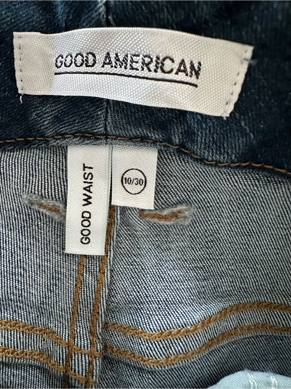 Good American Good Waist Women's Distressed High Rise Skinny Jeans - Picture 5 of 8